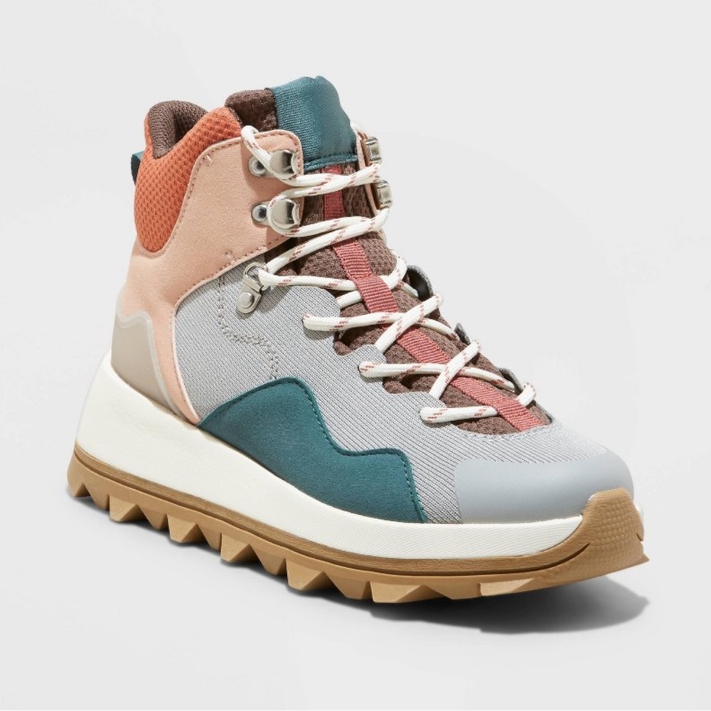 Women’s Palmer Lace Up Hiking Boots Universal Thread Multi-Color Size 8 NWT